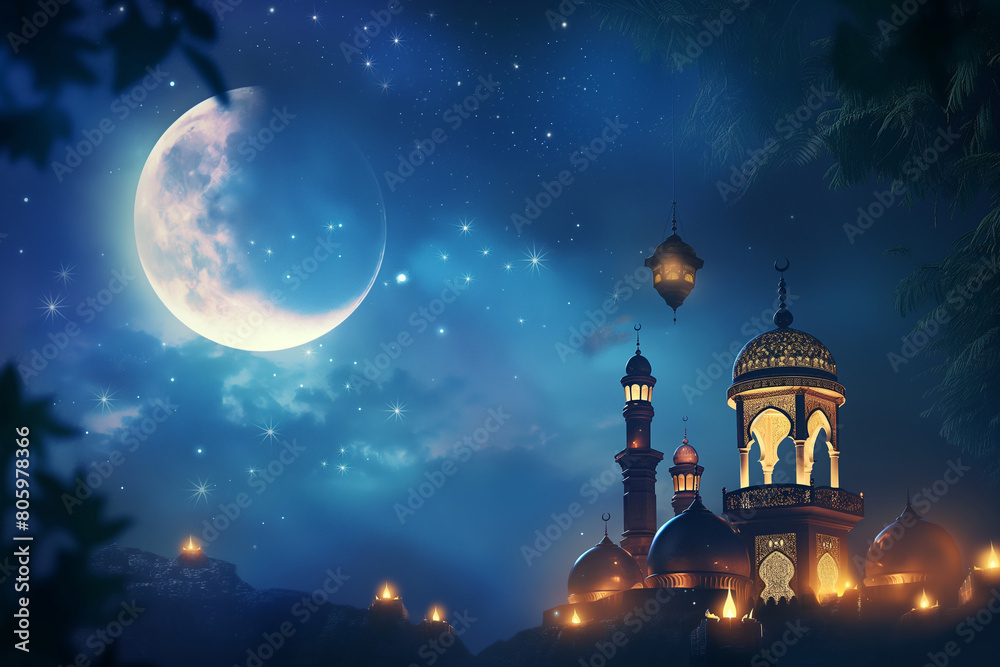 Holy ramadan kareem moon month of fasting for muslims Holy ramadan kareem moon month of fasting for muslims