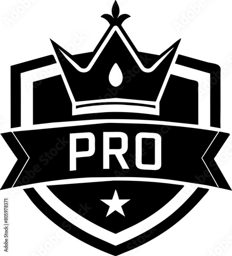 Pro with crown, member, subscription
