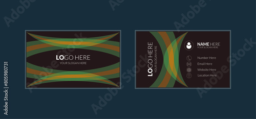 black smart business card