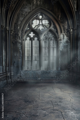 Gothic Studio Hintergrund  d  sterer Hintergrund mit mystischer Atmosph  re