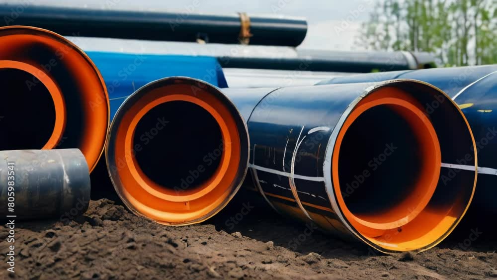 Installation works on replacement steel pipelines with thick-walled pipes made of polymeric materials Installation works on replacement steel pipelines with thick-walled pipes made of polymeric materials