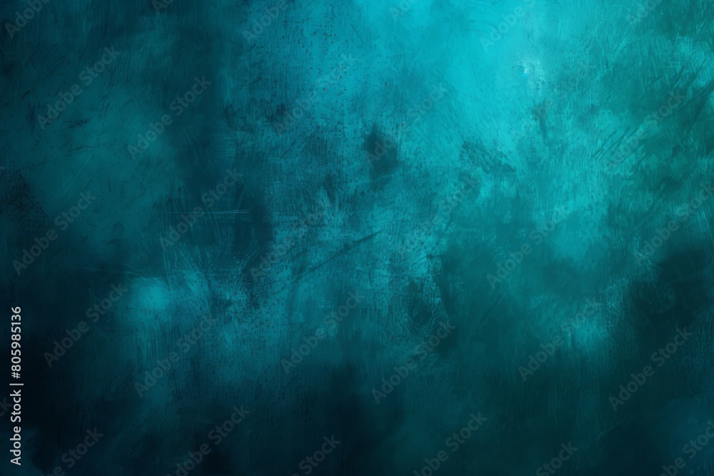 Aqua blue grainy color gradient background glowing noise texture cover header poster design
