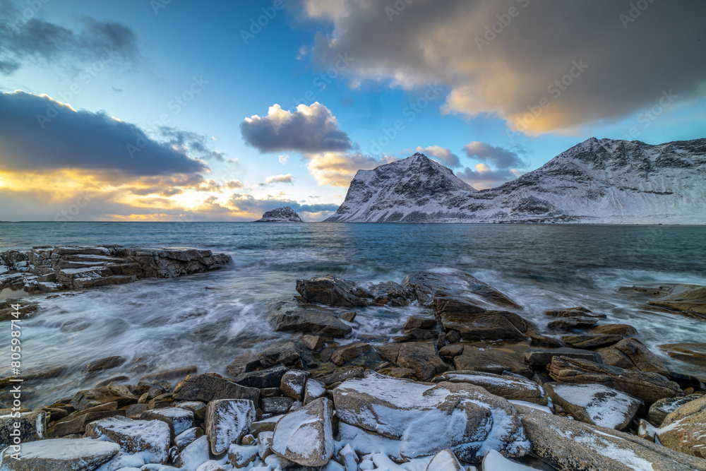 Stormy haukland - Lofoten