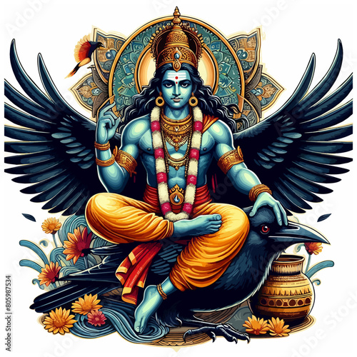 Indian god Shani dev  photo