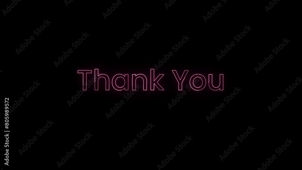 Thank You Text effects 4k Animated. Thank You Text effects 4k Animated.