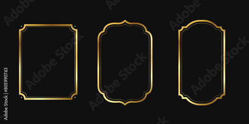 Photography Golden photo frames