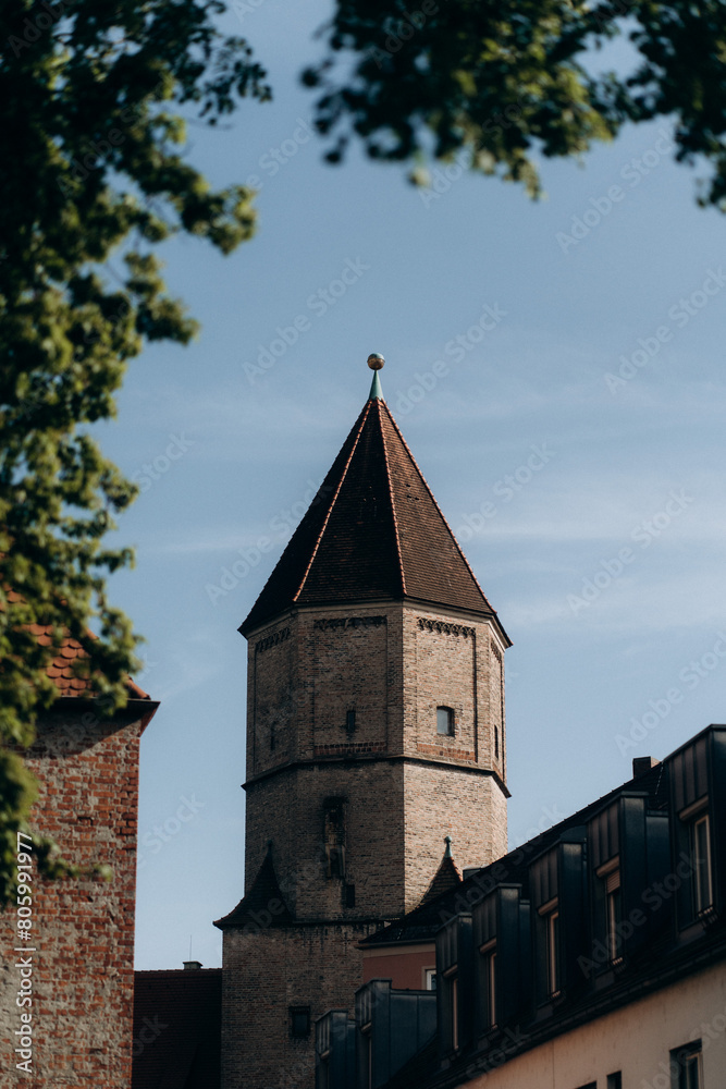 church in the old town Augsburg