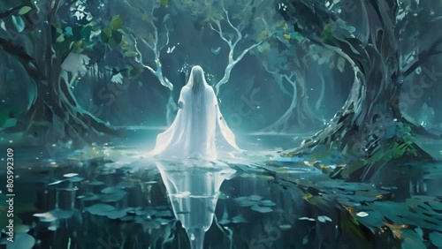 森の中の女神,Generative AI  photo