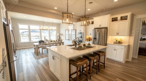 kitchen in a modern farmhouse