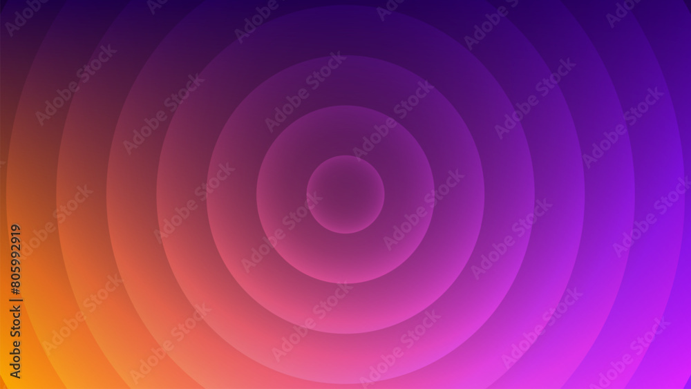 Obraz premium Paths moving background with purple and orange color background