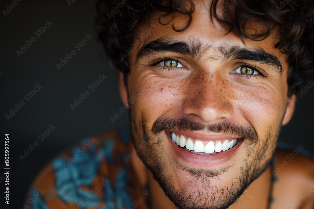 Portrait of a smiling joyful handsome man. High quality photo Portrait of a smiling joyful handsome man. High quality photo