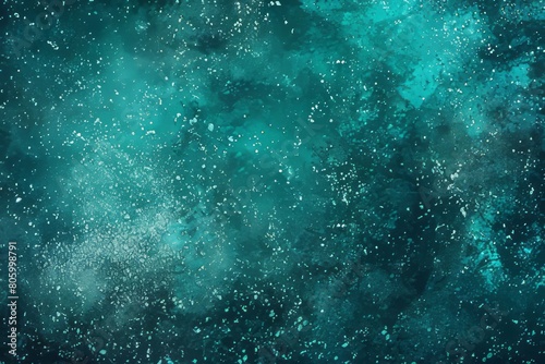 Emerald aqua grainy color gradient background glowing noise texture cover header poster design