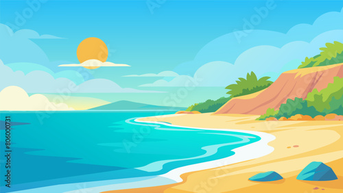 A secluded beach with soft white sand and turquoise water the gentle lapping of the waves and warm sun working together to heal both the body and.