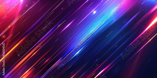 a colorful wave of light on a dark background