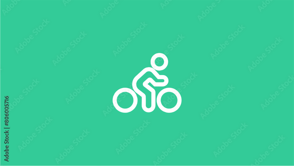 Bicycle simple design modern minimalis and eco transportation