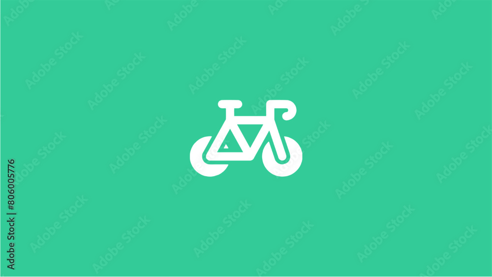 Bicycle simple design modern minimalis and eco transportation