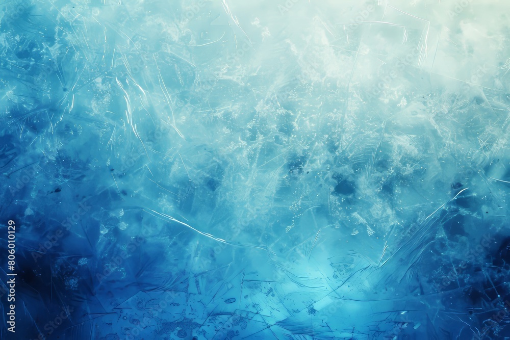 Ice blue grainy color gradient background glowing noise texture cover header poster design