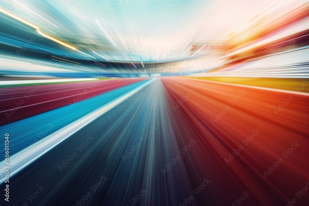 Dynamic sports-themed blur: Abstract backdrop for advertising text addition Dynamic sports-themed blur: Abstract backdrop for advertising text addition