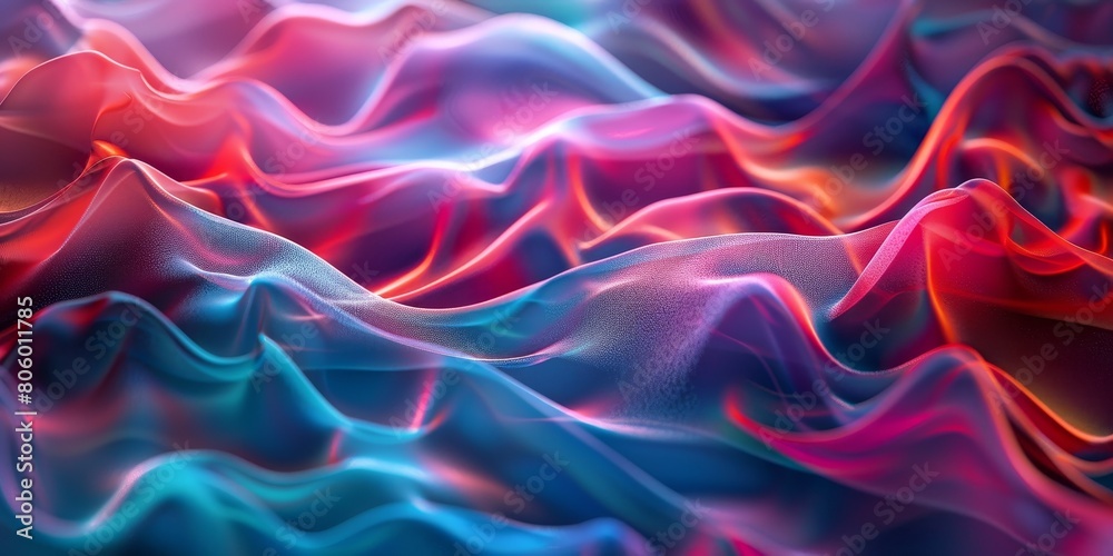 Fototapeta premium Dynamic Wave of Color