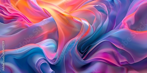 Vibrant Abstract Painting With Colorful Design