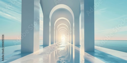 Long Hallway Leading to Light