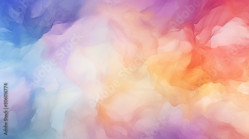 Abstract gradient background resembling a watercolor painting © Riad