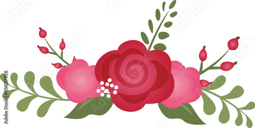 Wallpaper Mural Valentine's day flowers, roses, Paris, France, bouquet Torontodigital.ca