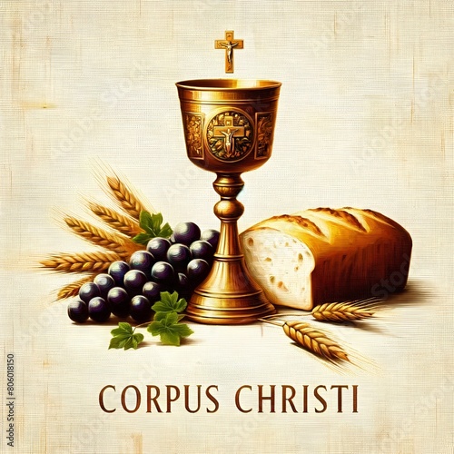 Illustration for corpus christi.
