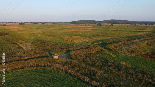 Białogard góra Klępińska i skrzyżowanie dróg polnych