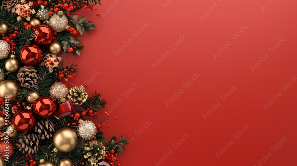 Christmas and New Year holidays background Christmas and New Year holidays background