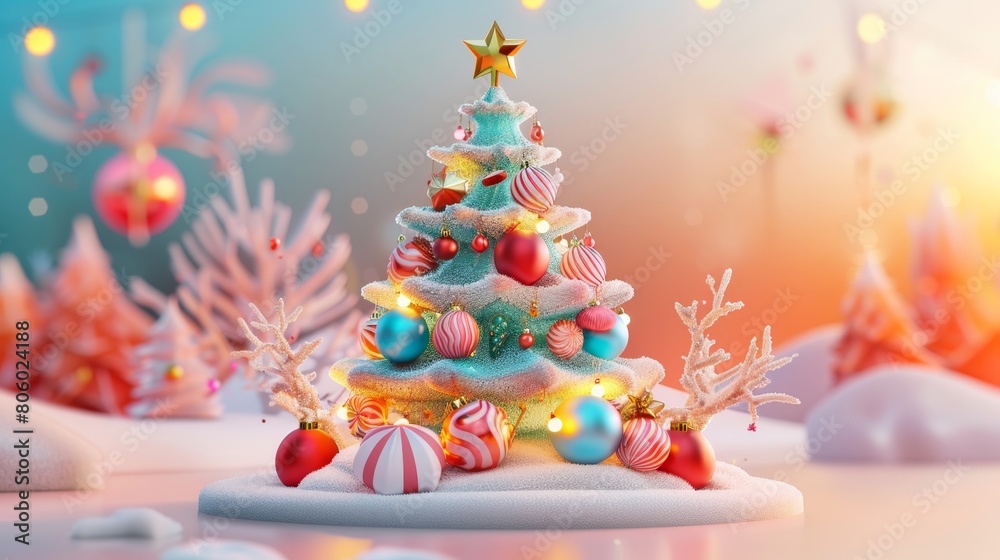 Christmas and New Year holidays background Christmas and New Year holidays background