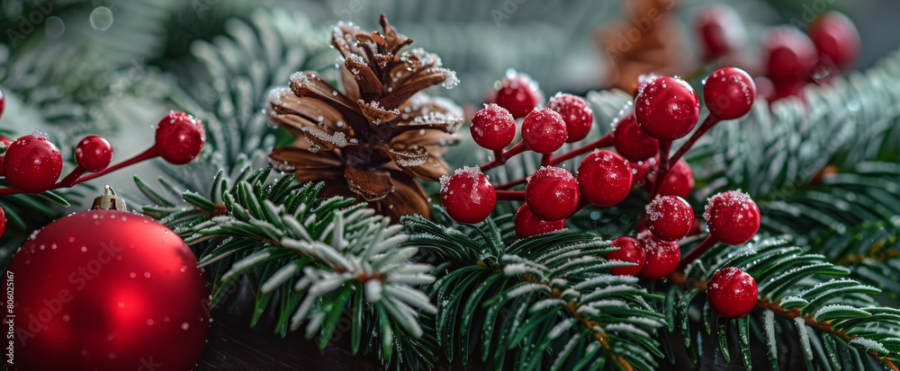 Christmas and New Year holidays background