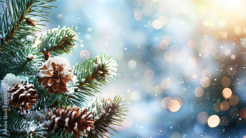 Christmas and New Year holidays background Christmas and New Year holidays background