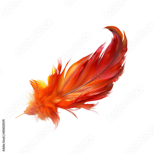 The feather is a symbol of hope in fairytale photo