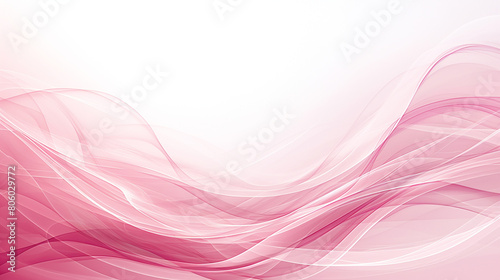 pink and white abstract background design with waves