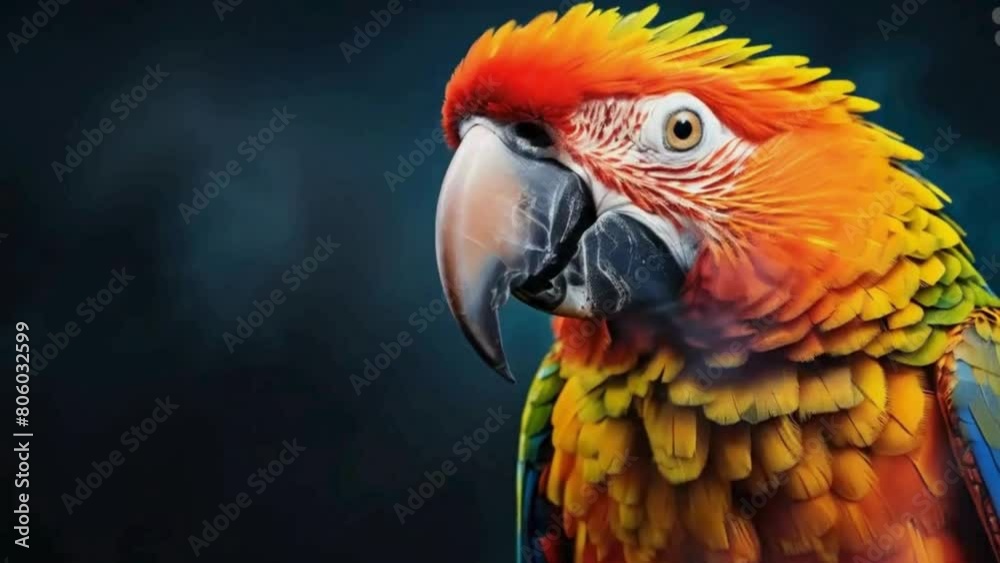 blue and yellow macaw