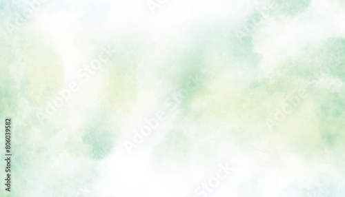 abstract watercolor background. soft light green background.