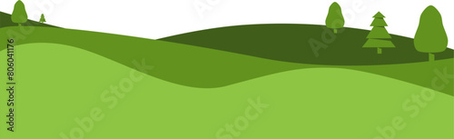 Green field Illustration 
