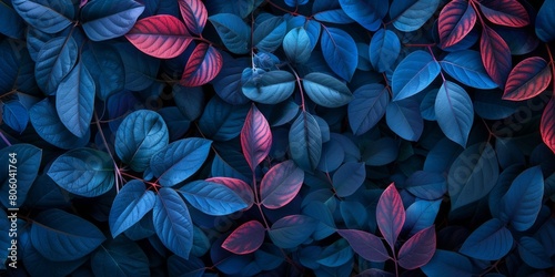 colorful tropical leaves background