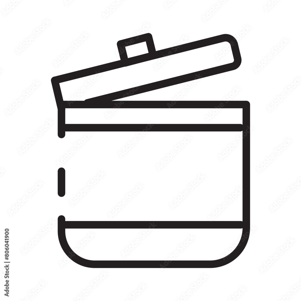 Cooker Electric Rice Line Icon