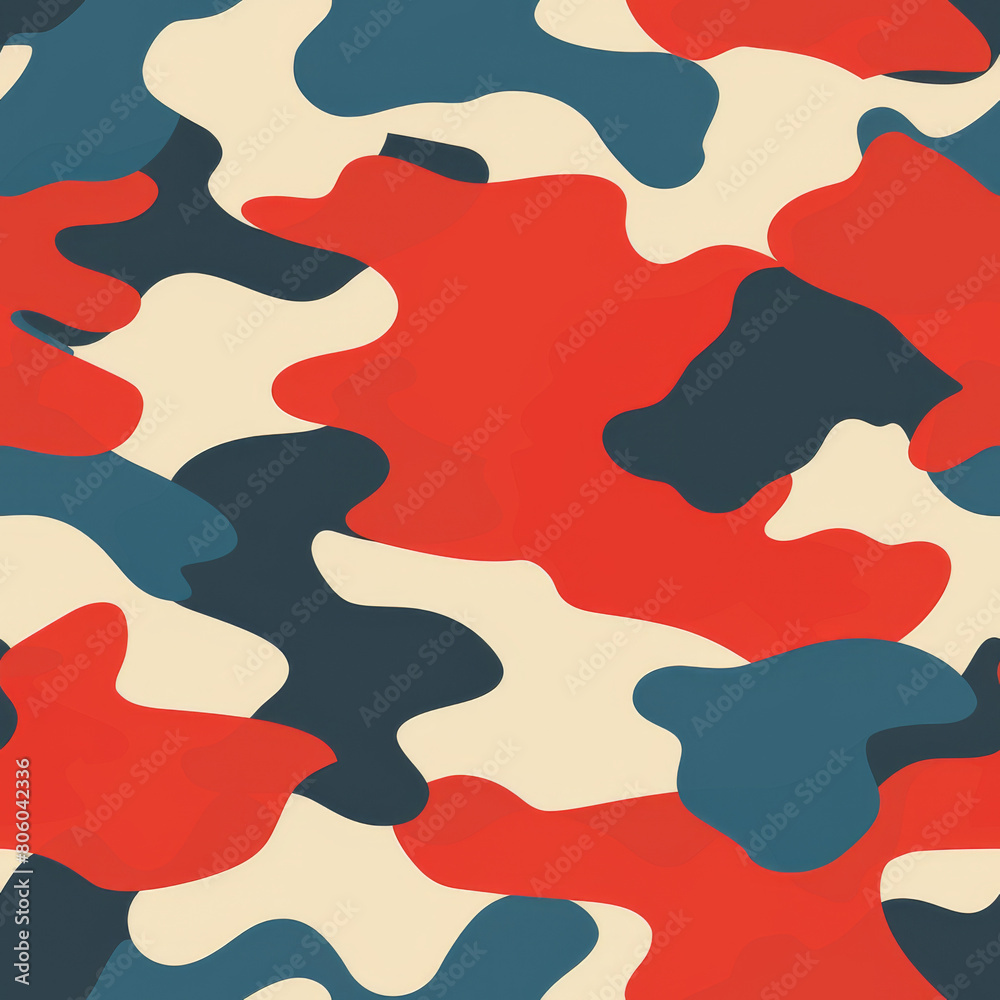 Simple camouflage seamless pattern in beautiful colors, repeating pattern Simple camouflage seamless pattern in beautiful colors, repeating pattern