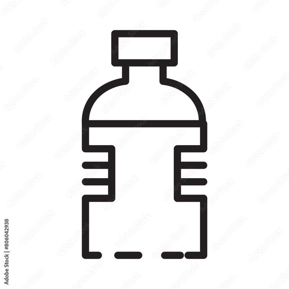 Bottle Drink Plastic Line Icon Bottle Drink Plastic Line Icon
