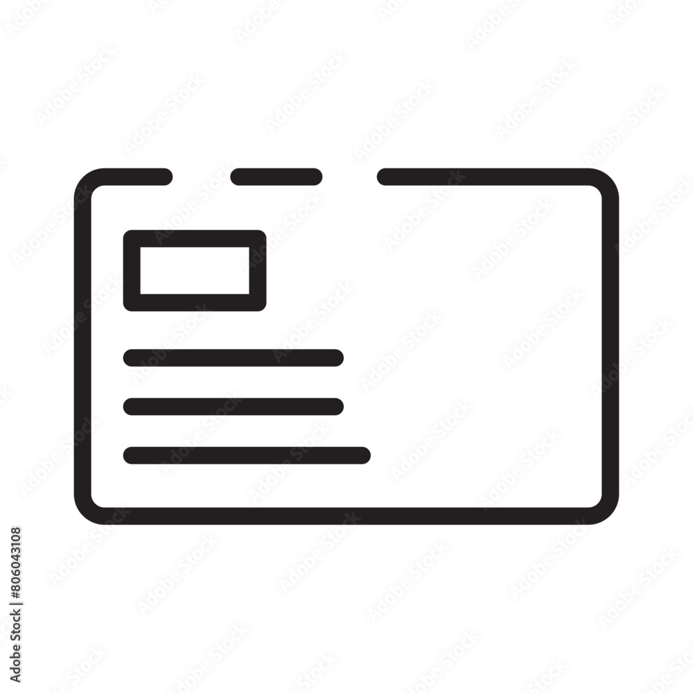 Card Chip Credit Line Icon Card Chip Credit Line Icon