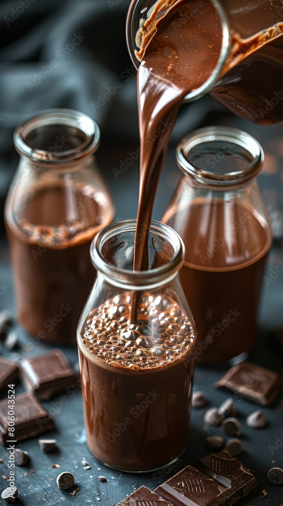 Rich and creamy chocolate milk is the perfect treat for any time of day Rich and creamy chocolate milk is the perfect treat for any time of day