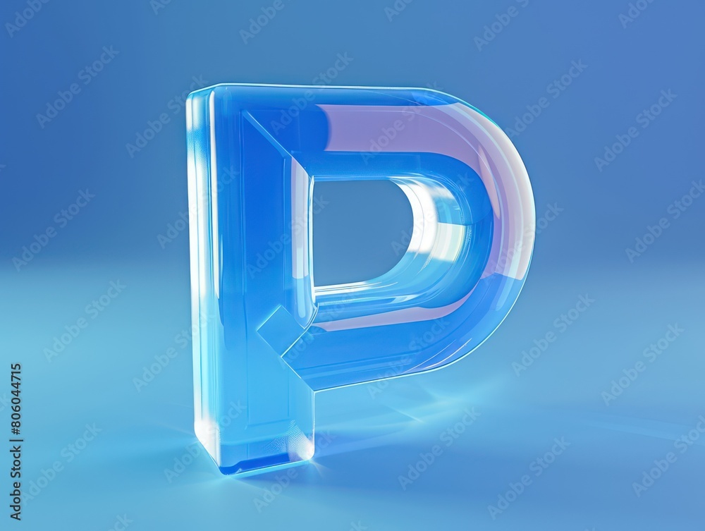 P letter of blue transparent P letter of blue transparent