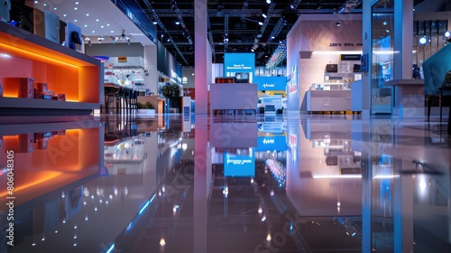 business showroom floor booth