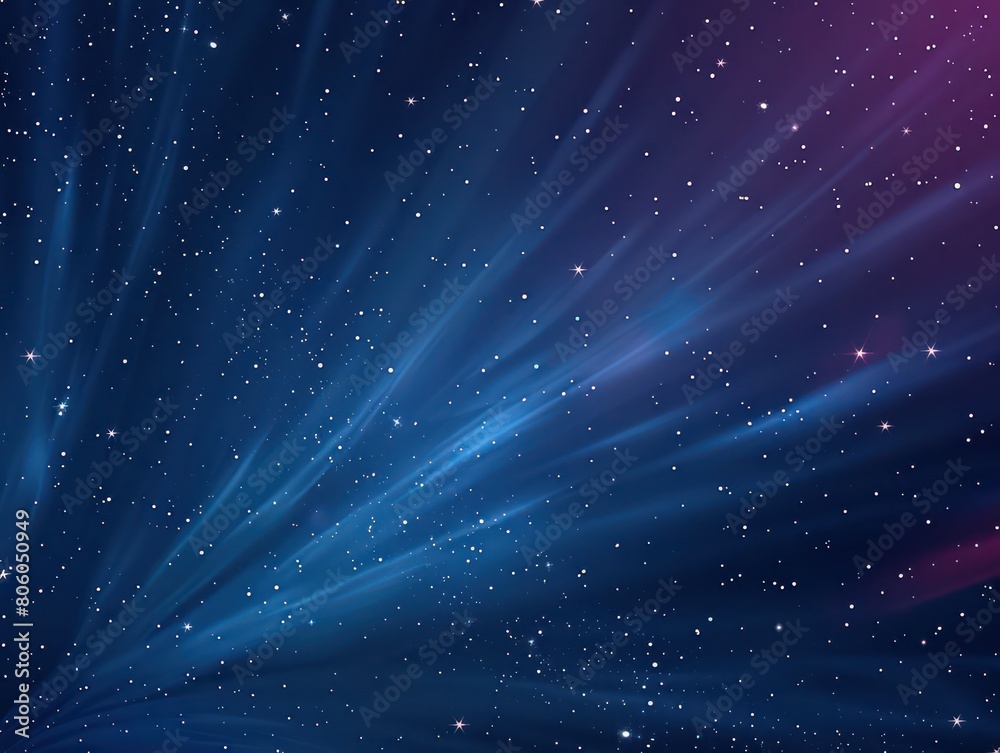 dark blue space background, slightly pink rays