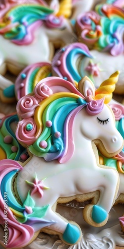 Magical Unicorn Cookies for Birthday Parties and Holidays: Colorful Desserts for Kids with Cake