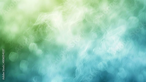 Green and blue abstract background with a smooth gradient