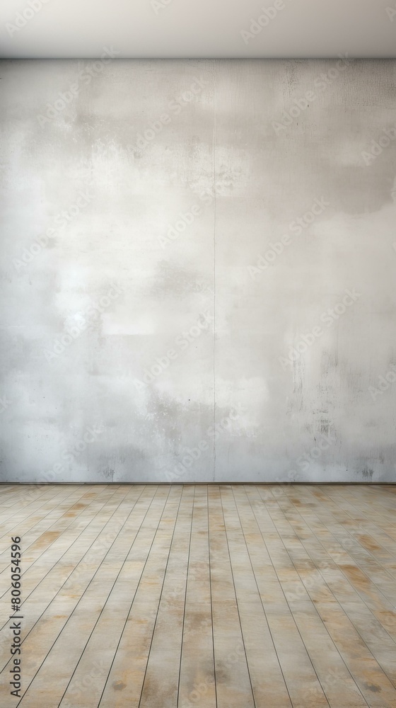 An empty room with white walls and a wooden floor An empty room with white walls and a wooden floor